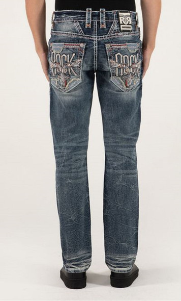 ROCK REVIVAL KENLEY J205 STRAIGHT - MENS JEANS  - RP3876J205R
