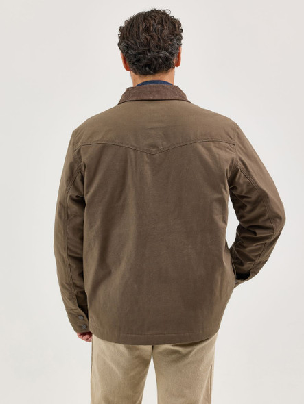 WRANGLER MOREL WESTERN LINED BARN COAT - MENS JACKET  - 112367636