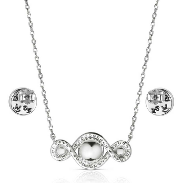 MONTANA SILVERSMITHS ENTWINED IN PEARLS - ACCESSORIES JEWELRY SET - JS6302