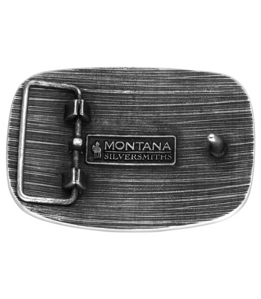 ATTITUDE BY MONTANA SILVERSMITHS FRONTIER SPIRIT BUCKLE - ACC BUCKLE  - A1065S