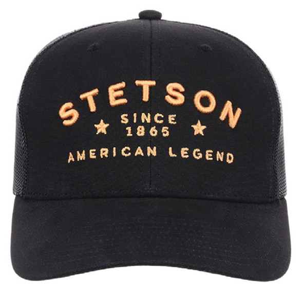 STETSON AMERICAN LEGEND BLACK - HATS CAP  - 07-077-0102-0004BL