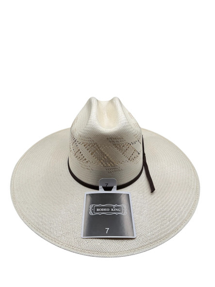 RODEO KING THE WIND RC CROWN 4 1/4" BRIM - HAT STRAWS  - RC THE WIND STRAW
