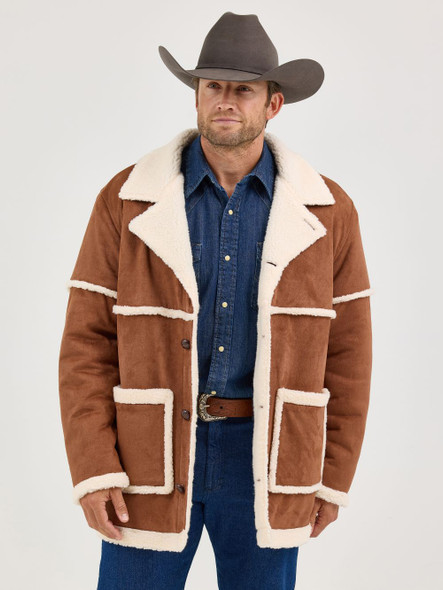 WRANGLER SHERPA COWBOY RAWHIDE - MENS JACKET  - 112368225