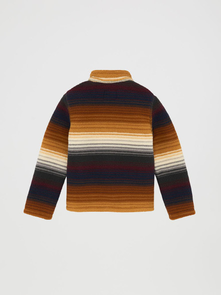 WRANGLER SHERPA QUARTER ZIP MULTI STRIP - KIDS BOYS JACKET - 112368306