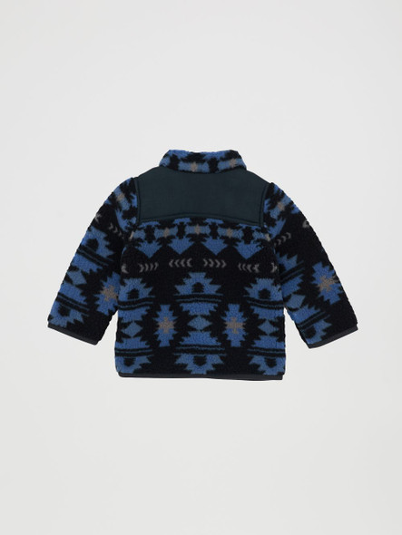 WRANGLER BABY BOY SHERPA FULL ZIP BLUE - KIDS BOYS JACKET - 112368308