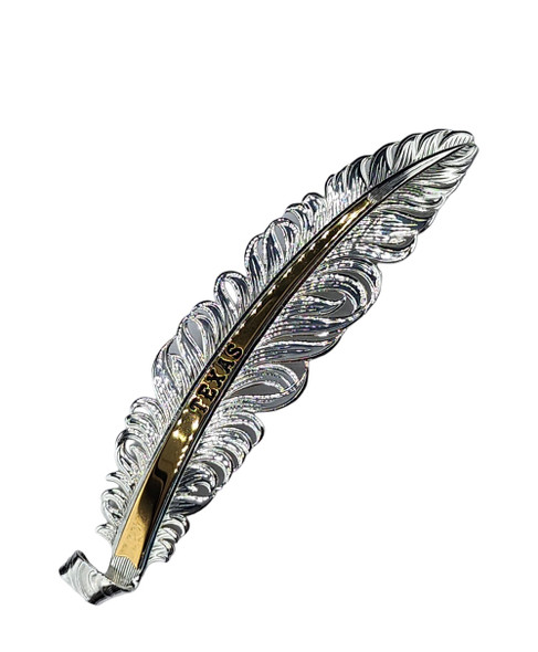 MONTANA SILVERSMITHS TEXAS BLACK HAT FEATHER - HATS ADD-ONS  - HF4210-TEXAS