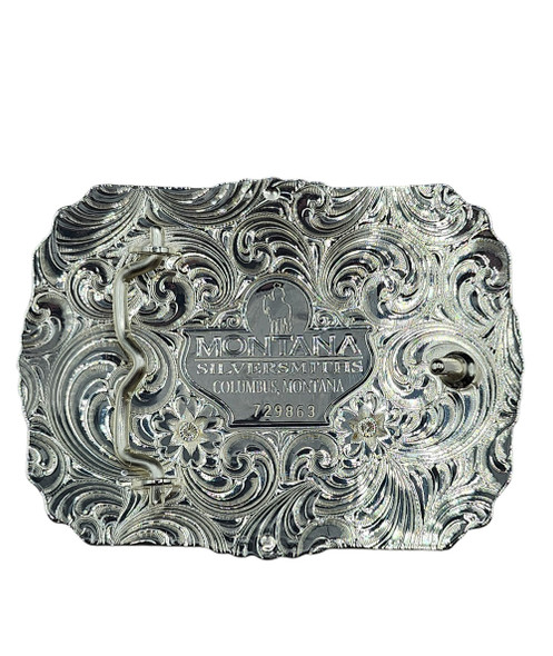 MONTANA SILVERSMITHS SCORPION COWBOY CAMEO - ACC BUCKLE  - 25815-716