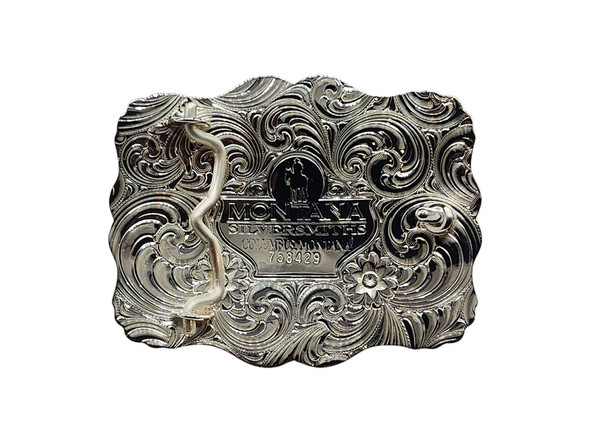 MONTANA SILVERSMITHS TWO TONE  TRIPLE CROSS FIGURE - ACC BUCKLE  - 35410YG-855