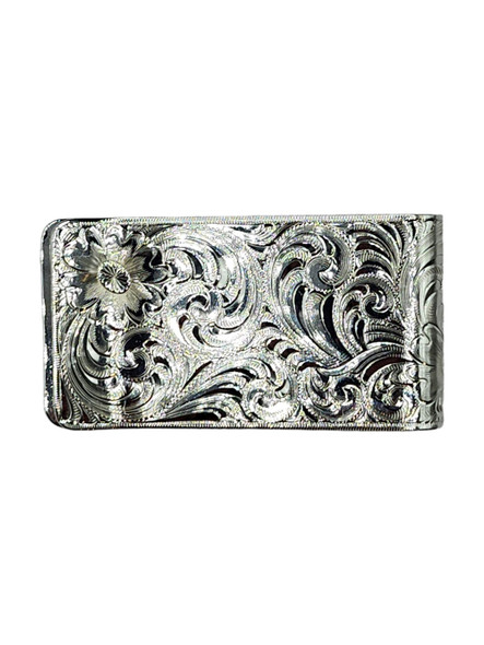 MONTANA SILVERSMITHS MONEY CLIP ENGRAVED LETTER M - ACCESSORIES OTHER  - MCL4-B2M