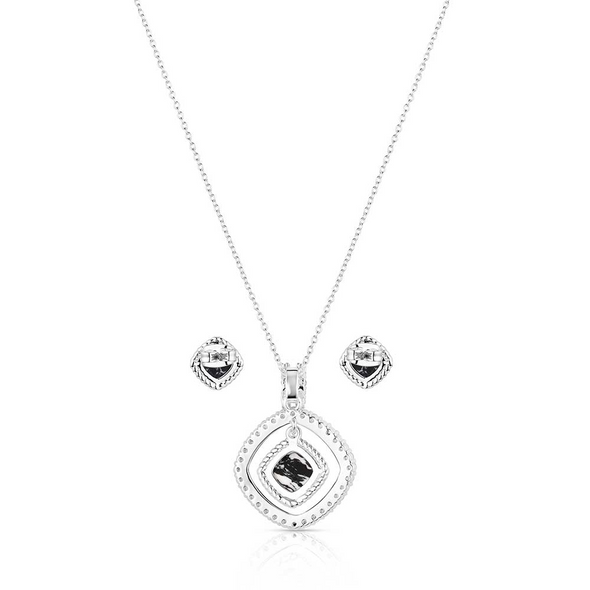MONTANA SILVERSMITHS HIGH ROLLER SET - ACCESSORIES JEWELRY SET - JS6224