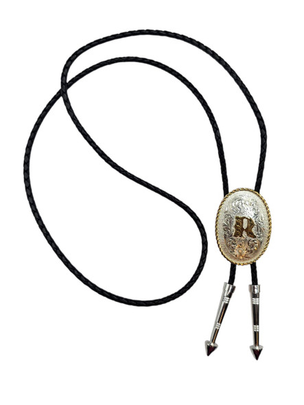 MONTANA SILVERSMITHS SILVER ENGRAVED BOLO R - ACCESSORIES OTHER  - BT22-B2R