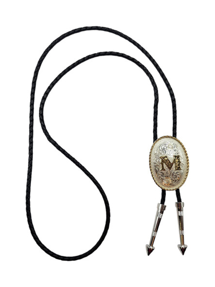 MONTANA SILVERSMITHS SILVER ENGRAVED BOLO R - ACCESSORIES OTHER  - BT22-B2M