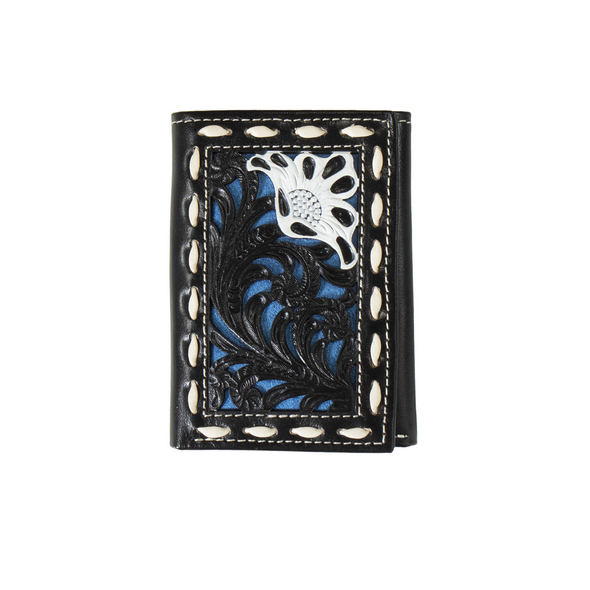 NOCONA TRIFOLD FLORAL FILIGREE SUEDE - ACCESSORIES WALLET  - N5415227