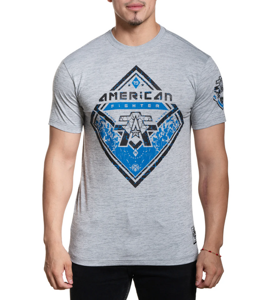 AMERICAN FIGHTER CULVERTON GREY TEE - MENS TEE  - FM16002