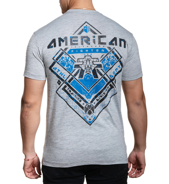 AMERICAN FIGHTER CULVERTON GREY TEE - MENS TEE  - FM16002