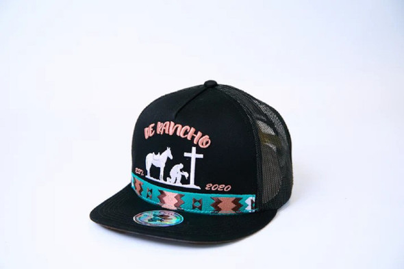DE RANCHO ORACION BLACK - HATS CAP  - ORACION