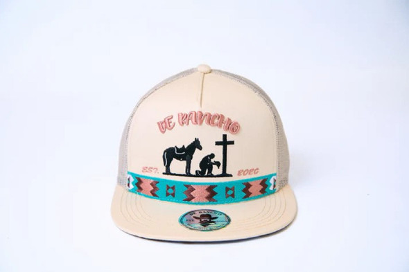 DE RANCHO ORACION CREAM - HATS CAP  - ORACION CREAM