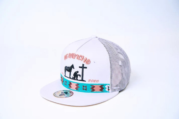 DE RANCHO ORACION WHITE - HATS CAP  - ORACION WHITE
