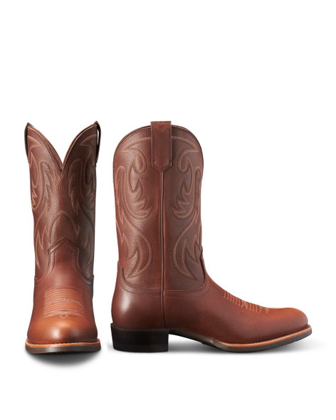 TECOVAS THE BUCK DARK BOURBON COWHIDE - BOOT MENS WESTERN - M10090DBB