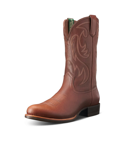 TECOVAS THE BUCK DARK BOURBON COWHIDE - BOOT MENS WESTERN - M10090DBB