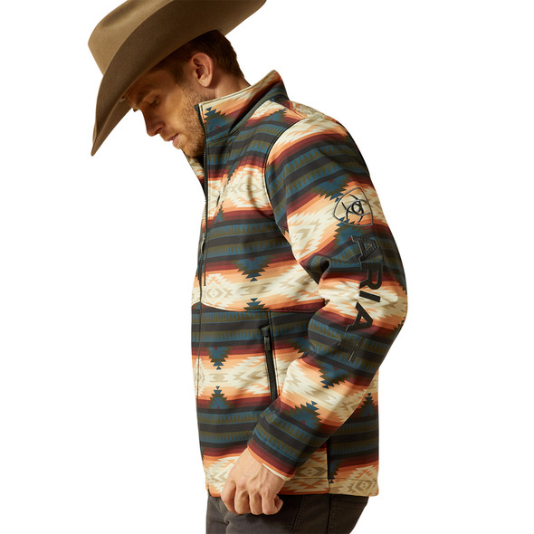ARIAT LOGO SOUTHWEST SOFTSHELL RED - MENS JACKET  - 10062583
