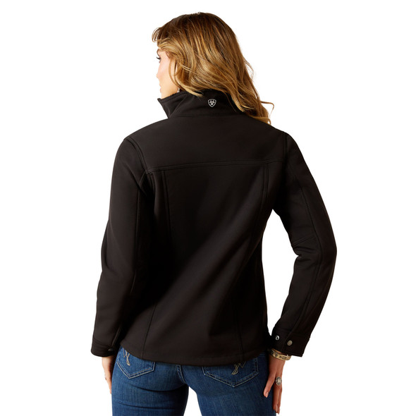 ARIAT BERBER BACK SOFTSHELL BLACK - LADIES JACKET  - 10062258