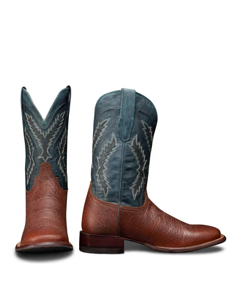 TECOVAS DOC FRONTIER UMBER BLUE BISON - BOOT MENS WESTERN - M10031BUL