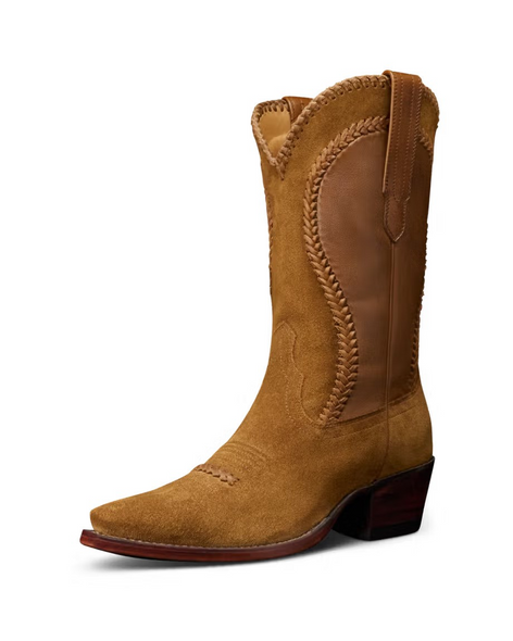 TECOVAS THE SADIE BRAID SIENNA SUEDE - BOOT LADIES  - W20074SIE