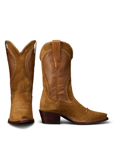 TECOVAS THE SADIE BRAID SIENNA SUEDE - BOOT LADIES  - W20074SIE