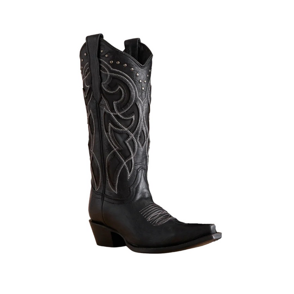 CORRAL GREY/BLACK EMBROIDERY & INLAY - BOOT LADIES  - L6159