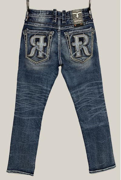 ROCK REVIVAL REMINGTON STRAIGHT - MENS JEANS  - RP5687J200
