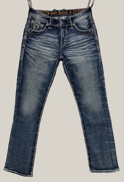 ROCK REVIVAL REMINGTON STRAIGHT - MENS JEANS  - RP5687J200