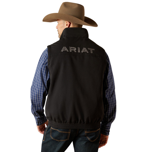 ARIAT FIELD INSULATED BLACK VEST - MEN VESTS  - 10062517