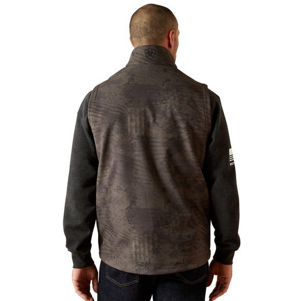 ARIAT PATRIOT FLAG SOFTSHELL VEST - MEN VESTS  - 10062594