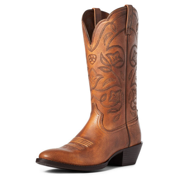 ARIAT HERITAGE R TOE COPPER BROWN - BOOT LADIES  - 10035999