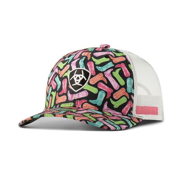 ARIAT LADIES COWBOY BOOTS PRINT - HATS CAP  - A300090997