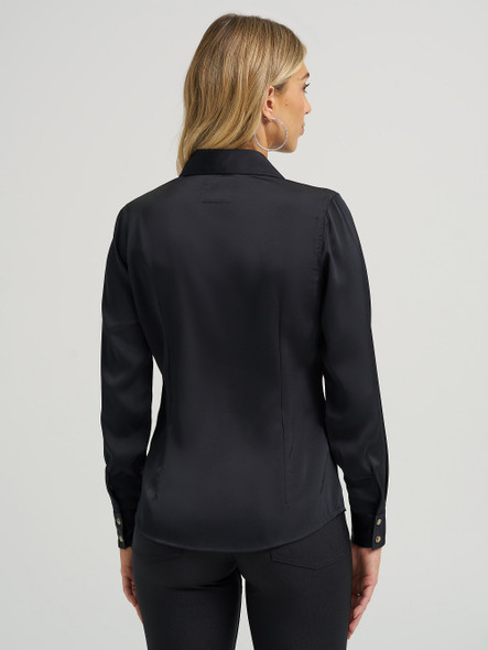 WRANGLER LAINEY WILSON EMBROIDERE BLACK - LADIES SHIRT  - 112373689