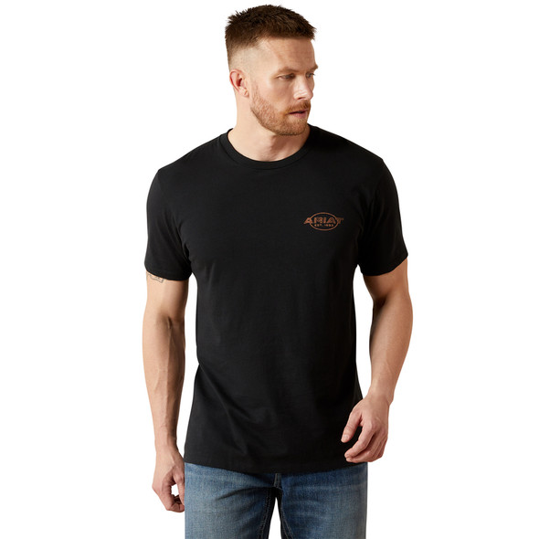 ARIAT BLACK MAXIMAL COLLAGE - MENS TEE  - 10065936