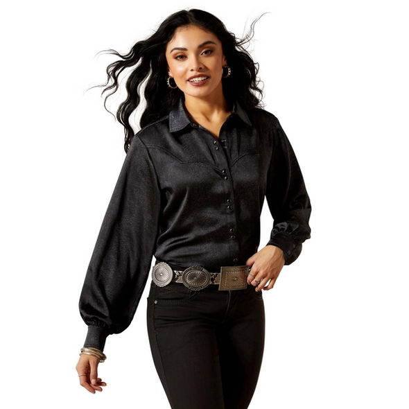 ARIAT JOLIE BLACK - LADIES SHIRT  - 10065941