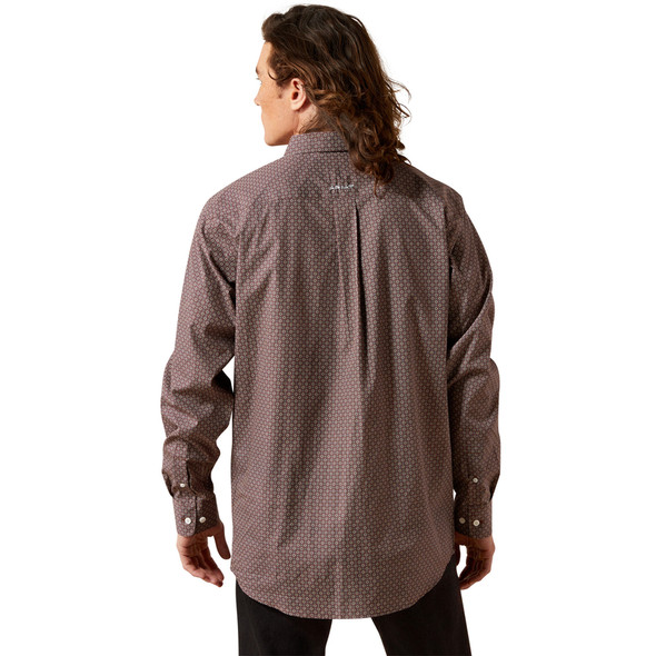 ARIAT WF ARTHUR CLASSIC BROWN PRINT - MENS SHIRT  - 10065779