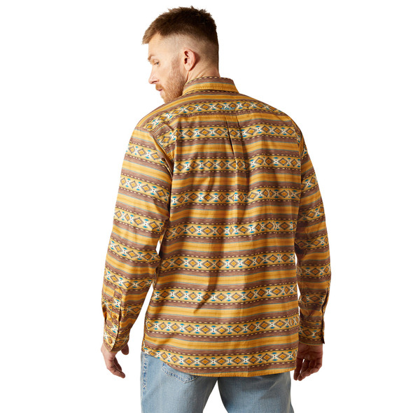 ARIAT TEDDI TAN CLASSIC FIT PRINT - MENS SHIRT  - 10065767