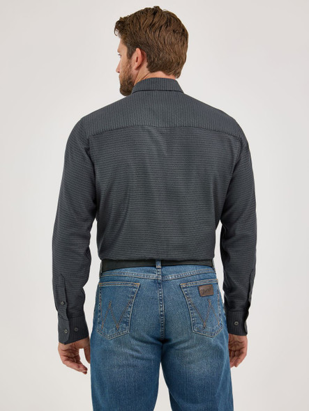 WRANGLER CODY JOHNSON BLACK SHADOW - MENS SHIRT  - 112369540