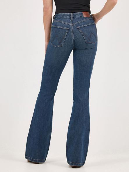 WRANGLER BESPOKE HIGHRISE FLARE- RAELYN - LADIES JEANS  - 112371950