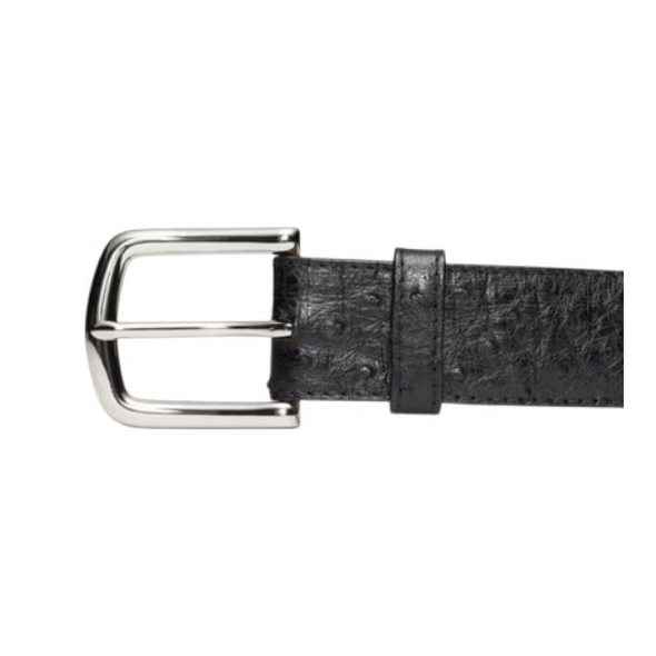 TECOVAS OSTRICH BELT II MIDNIGHT - ACCESSORIES BELT MEN - M30342MID