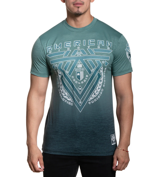 AMERICAN FIGHTER BRECKENRIDGE OIL BLUE - MENS SHIRT  - FM15987