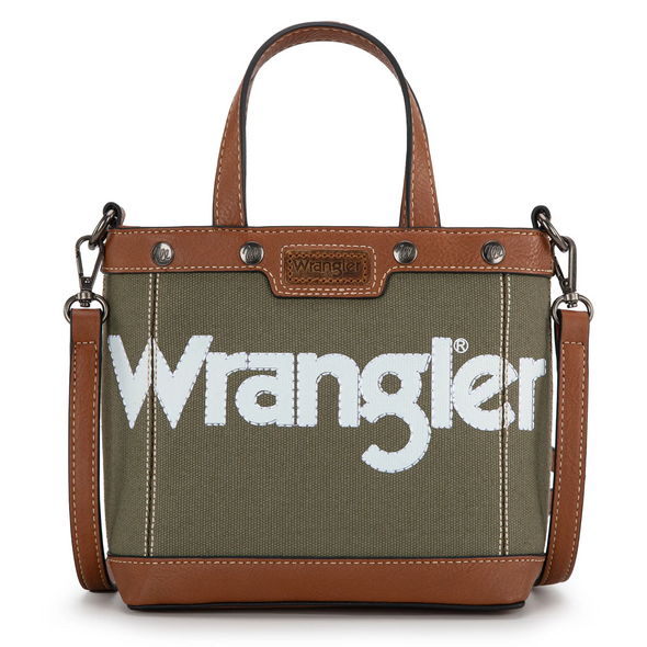 WRANGLER MINI HANDLE ARMY GREEN - LADIES PURSES  - WG142-2005ARMY