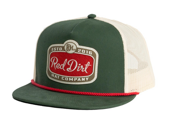 RED DIRT GITTY UP GREEN/KHAKI - HATS CAP  - RDHC-520