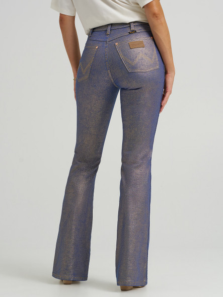 WRANGLER LAINEY WILSON GLITTER FLARE - LADIES JEANS  - 112373925