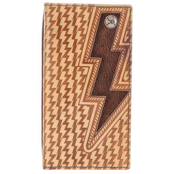 HOOEY "ZEMI" TAN BASKET WEAVE BROWN - ACCESSORIES WALLET  - RW016-TNBR