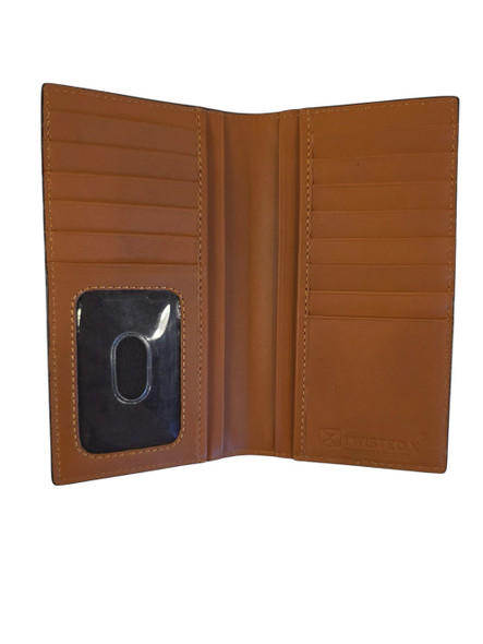TWISTED X RODEO FLORAL TOOL TAN - ACCESSORIES WALLET  - XWC3-2